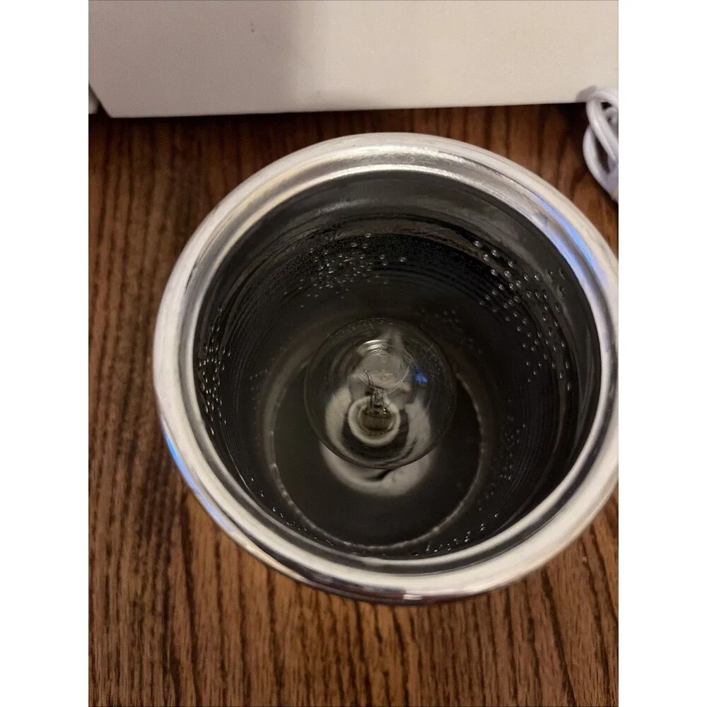 Scentsy Tin Can Stars Silver Wax Warmer Discontinued